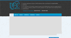 Desktop Screenshot of dfcconstruction.com